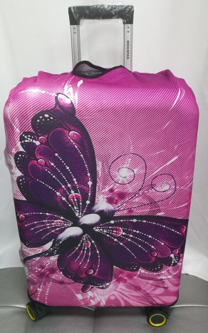 картинка Чехол на чемодан M (Бабочка) от магазина Компания+