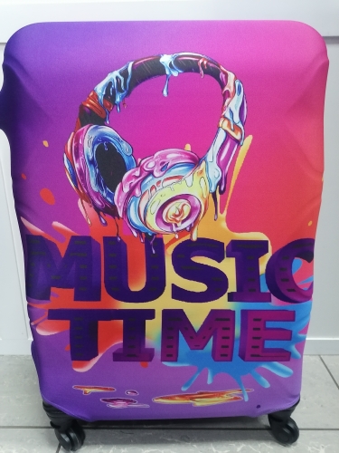 картинка Чехол для чемодана М (Music time) от магазина Компания+