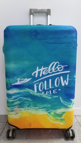 картинка Чехол на чемодан L ( Hello Follow me) от магазина Компания+