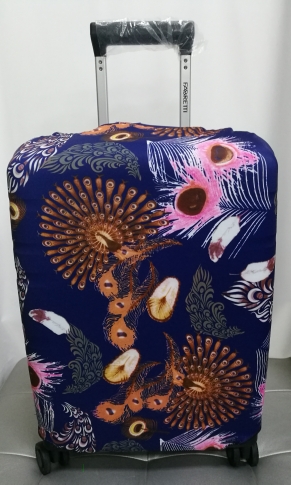 картинка Чехол для чемодана S (Перо жарптицы) от магазина Компания+