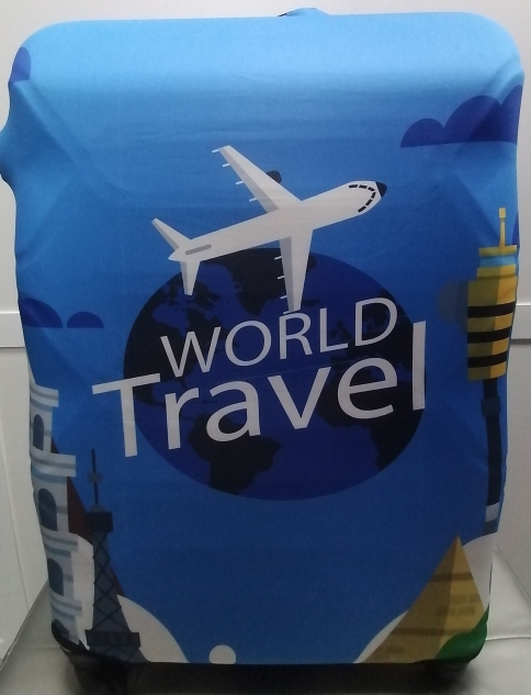 картинка Чехол на чемодан L ( World Travel) от магазина Компания+