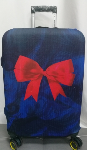 картинка Чехол на чемодан М (Красный бант) от магазина Компания+