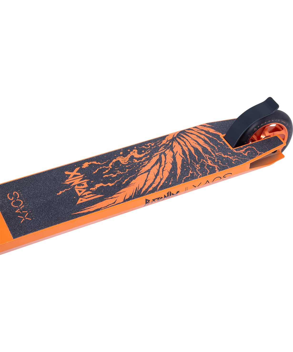 картинка Самокат трюковый XAOS Phoenix Orange 100 мм от магазина Компания+