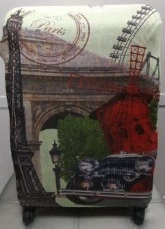 картинка Чехол на чемодан L (Эйфелева башня) от магазина Компания+